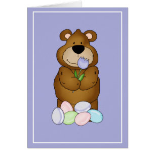 Boscoe & Betty Bears Love Easter d2 Greeting Card