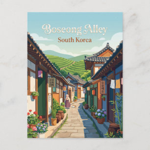 Boseong Alley, Boseong South Korea Postcard