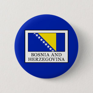 Bosnia and Herzegovina 6 Cm Round Badge