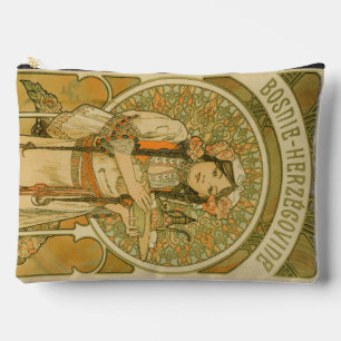 Bosnia and Herzegovina by Alphonse Mucha (1900) Accessory Pouch