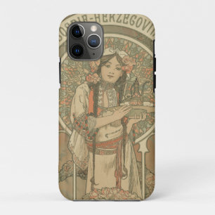 Bosnia and Herzegovina by Alphonse Mucha (1900) iPhone 11 Pro Case