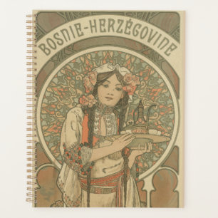 Bosnia and Herzegovina by Alphonse Mucha (1900) Planner