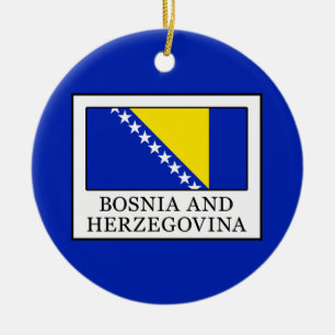 Bosnia and Herzegovina Ceramic Tree Decoration