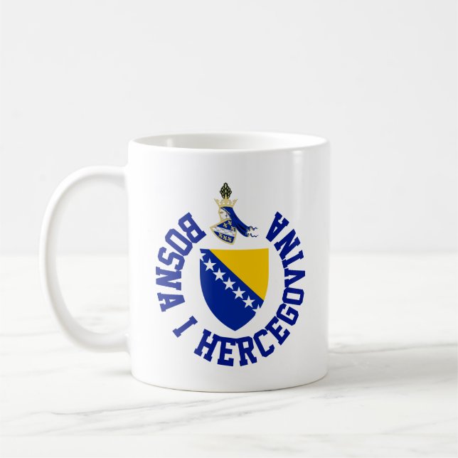 Bosnia and Herzegovina Coffee Mug (Left)