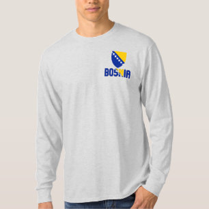 Bosnia and Herzegovina Flag and Coat of Arms T-Shirt