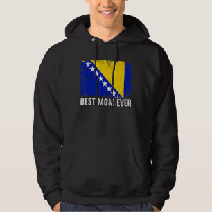 Bosnia And Herzegovina Flag Best Mum Ever Family Hoodie