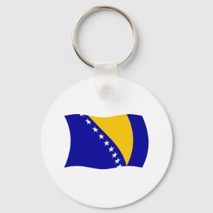 Bosnia and Herzegovina Flag Keychain