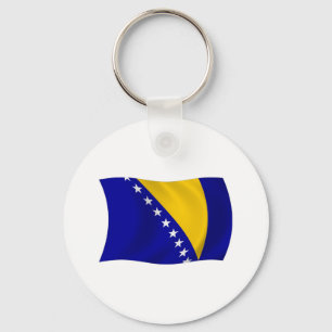 Bosnia and Herzegovina Flag Keychain