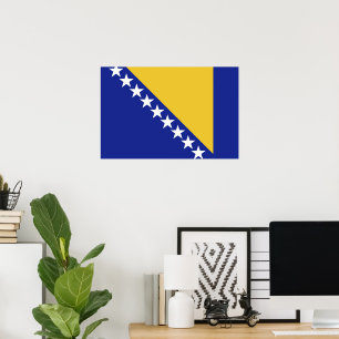Bosnia and Herzegovina flag Poster
