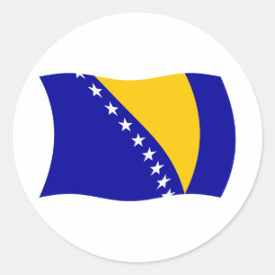Bosnia and Herzegovina Flag Sticker