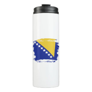 Bosnia and Herzegovina flag Thermal Tumbler