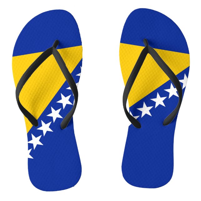 Bosnia and Herzegovina Flag Thongs (Footbed)