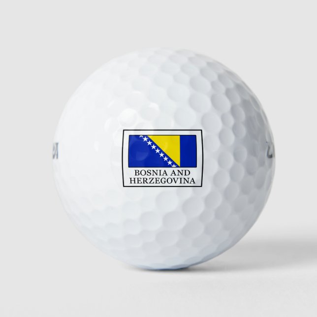 Bosnia and Herzegovina Golf Balls (Front)