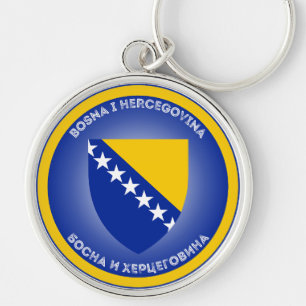 Bosnia and Herzegovina Heritage Emblem Key Ring