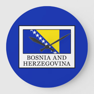 Bosnia and Herzegovina Large Clock
