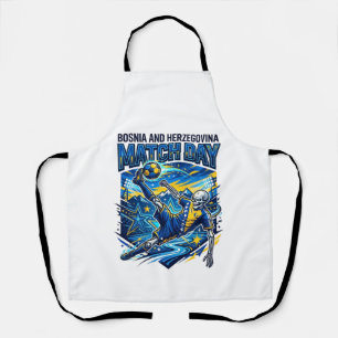 Bosnia and Herzegovina Match Day Skeleton Striker Apron