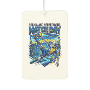 Bosnia and Herzegovina Match Day Skeleton Striker Car Air Freshener
