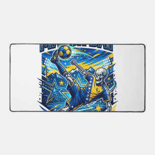 Bosnia and Herzegovina Match Day Skeleton Striker  Desk Mat