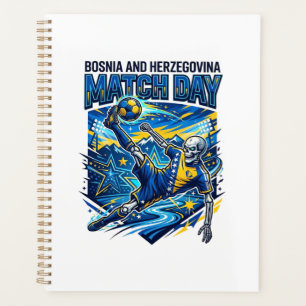 Bosnia and Herzegovina Match Day Skeleton Striker Planner