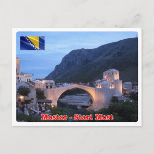 Bosnia and Herzegovina - Mostar - Stari Most - Postcard