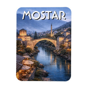 Bosnia and Herzegovina Mostar Travel Magnet