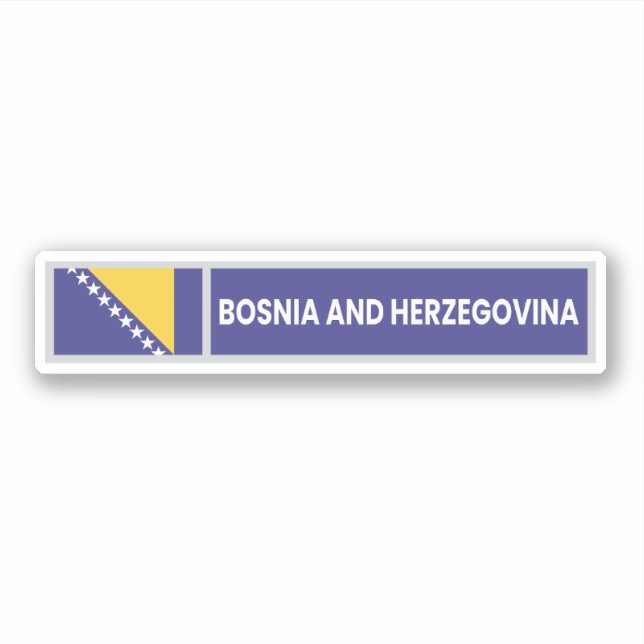 Bosnia and Herzegovina National Flag (Front)