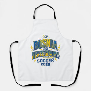 Bosnia and Herzegovina Soccer 2026 Soccer Bold Cou Apron