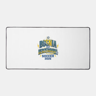 Bosnia and Herzegovina Soccer 2026 Soccer Bold Cou Desk Mat