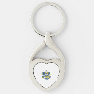 Bosnia and Herzegovina Soccer 2026 Soccer Bold Cou Key Ring