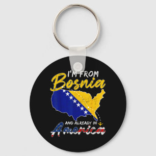 Bosnia And Herzegovina Team Funny From Bosnia In Key Ring