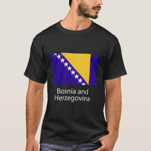 Bosnia Bosnian Flag Bosna I Hercegovina Balkan T-Shirt