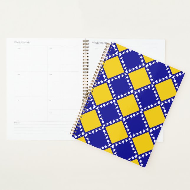 Bosnia flag pattern planner (Display)
