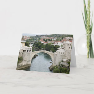 Bosnia-Hercegovina - Mostar. The Old Bridge Card