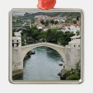 Bosnia-Hercegovina - Mostar. The Old Bridge Metal Tree Decoration