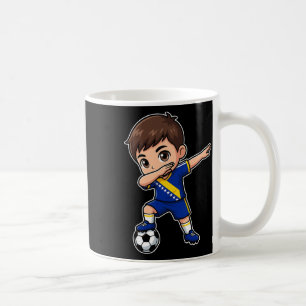 Bosnia-herzegovina Dab Kid Goal Cartoon Bosnia Fla Coffee Mug