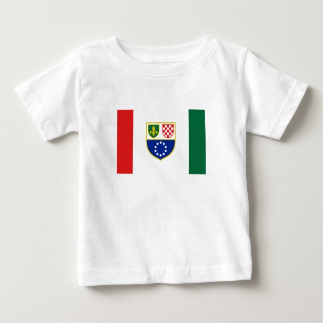 Bosnia Herzegovina Federation Flag Baby T-Shirt (Front)