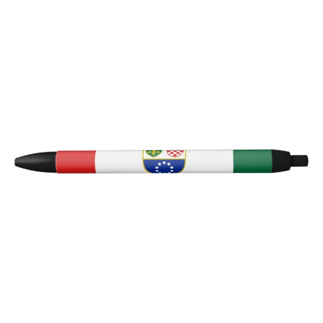 Bosnia Herzegovina Federation Flag Black Ink Pen (Front)