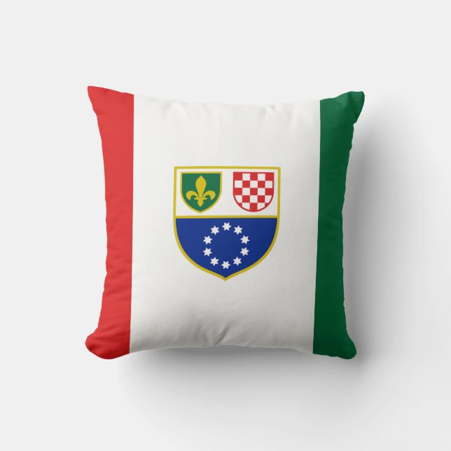Bosnia Herzegovina Federation Flag Cushion (Front)