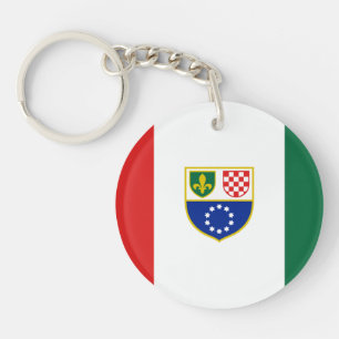 Bosnia Herzegovina Federation Flag Key Ring