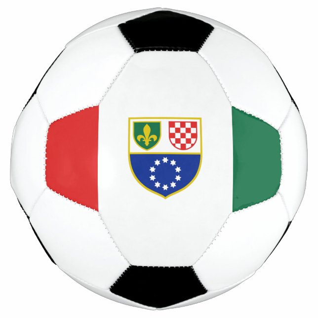 Bosnia Herzegovina Federation Flag Soccer Ball (Front)