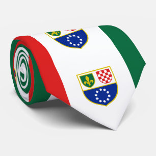 Bosnia Herzegovina Federation Flag Tie