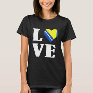 Bosnia Herzegovina Flag Balkans Bosnians T-Shirt