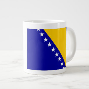 Bosnia Herzegovina flag Large Coffee Mug
