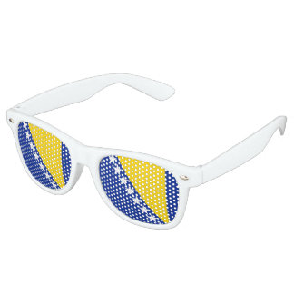 Bosnia Herzegovina Flag Retro Sunglasses