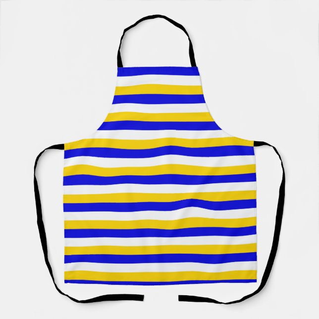 Bosnia Herzegovina Uruguay flag stripes country pa Apron (Front)