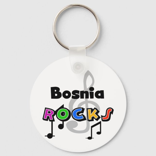 Bosnia Rocks Key Ring (Front)