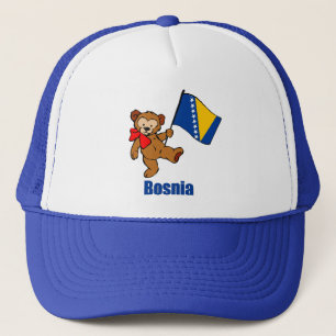 Bosnia Teddy Bear Trucker Hat
