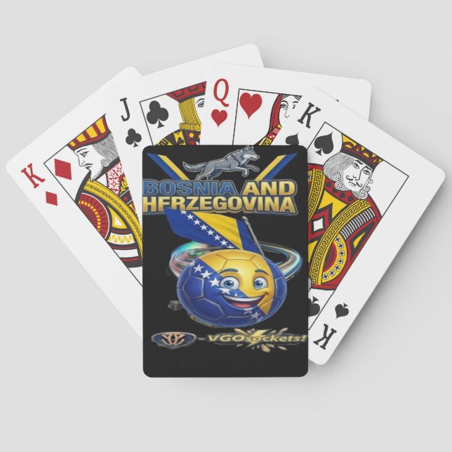 BosniaH-GBall01 Playing Cards (Back)