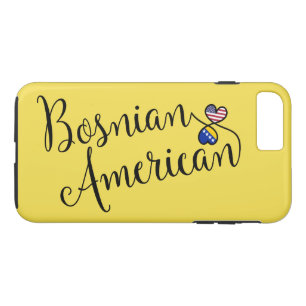 Bosnian American Entwined Hearts Cell Phone Case