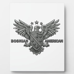 Bosnian American Themed Apparel Plaque